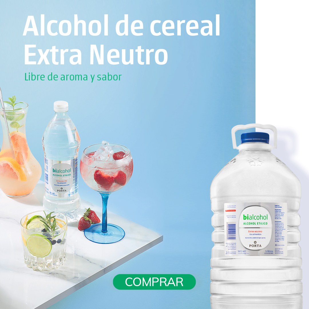 Alcohol Etilico Alimenticio Al 96% 500ml Bialcohol Porta X12