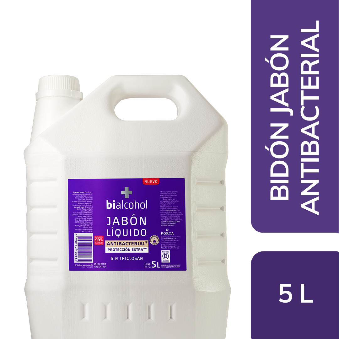 Jabón Antibacterial Extra Protección  - Bidons